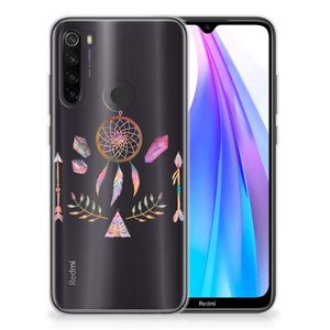 Xiaomi Redmi Note 8T Telefoonhoesje met Naam Boho Dreamcatcher