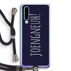 Joengneuh!: Huawei P30 Transparant Hoesje met koord