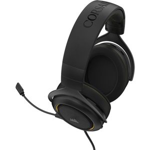 Corsair HS60 PRO STEREO Headset Hoofdband Zwart, Geel