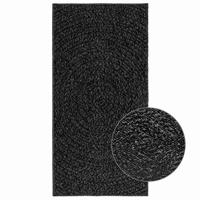 VidaXL Vloerkleed zizur binnen en buiten 60x110 cm jute look antraciet - thumbnail