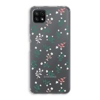 Small white flowers: Samsung Galaxy A22 5G Transparant Hoesje