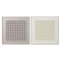 Canvas Home ESPRIT polyestyreen Canvas 100 x 3,5 x 100 cm