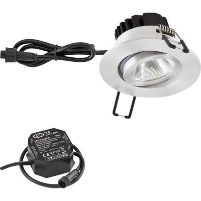 EVN PC650N61402 EVN Lichttechnik LED-inbouwlamp LED LED vast ingebouwd 6 W Aluminium