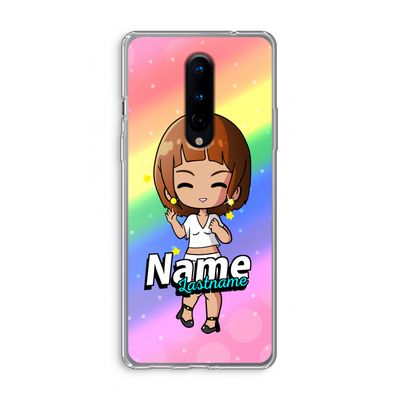 Chibi Maker vrouw: OnePlus 8 Transparant Hoesje