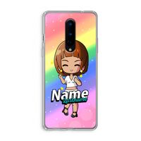 Chibi Maker vrouw: OnePlus 8 Transparant Hoesje