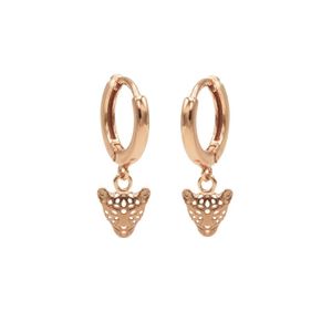 Karma Oorringen Hinged Hoops Leopard Rosé