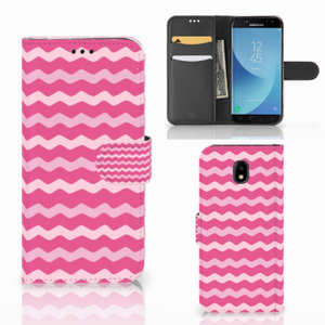 Samsung Galaxy J5 2017 Telefoon Hoesje Waves Pink