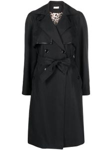 LIU JO trench en laine à revers crantés - Noir