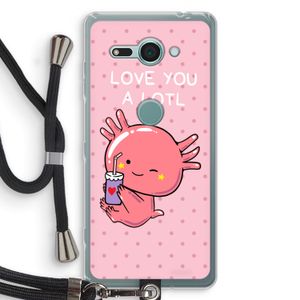 Love You A Lotl: Sony Xperia XZ2 Compact Transparant Hoesje met koord
