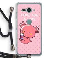 Love You A Lotl: Sony Xperia XZ2 Compact Transparant Hoesje met koord