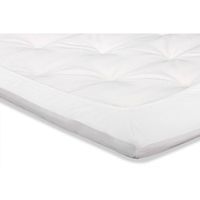 Beter bed Select hoeslaken Perkal topper - 140 x 210/220 - Wit - Katoen - thumbnail