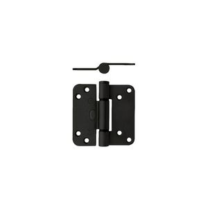 Intersteel Glijlagerscharnier 89 x 89 x 3 mm DIN links zwart
