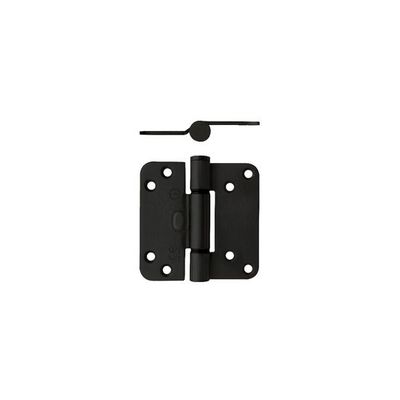 Intersteel Glijlagerscharnier 89 x 89 x 3 mm DIN links zwart