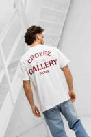 Croyez Gallery T-Shirt Heren Wit/Rood - Maat M - Kleur: RoodWit | Soccerfanshop