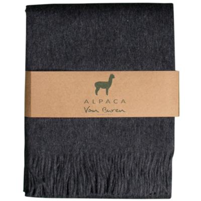 Alpaca Plaid - Antraciet - 200x150cm - Nieuw!