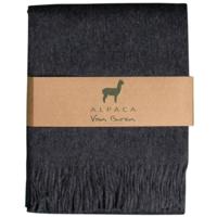 Alpaca Plaid - Antraciet - 200x150cm - Nieuw!