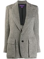 Ralph Lauren Collection blazer ajusté à chevrons - Noir