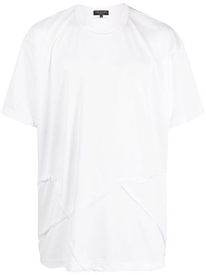 Comme des Garçons Homme Plus t-shirt à coutures apparentes - Blanc
