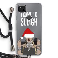 Came To Sleigh: Pixel 4a Transparant Hoesje met koord