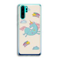 Vliegende eenhoorn: Huawei P30 Pro Transparant Hoesje