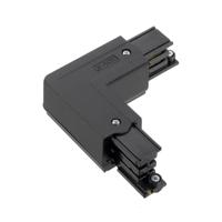 Nordic Hoekstuk vast 90gr. tbv. rail linkszwart 5050032