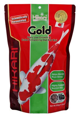 Hikari Gold Large - Premium Kleurversterkend Koi Voer 500g - Groeibevorderend, Japanse Kwaliteit
