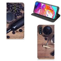 Samsung Galaxy A70 | Flip Style Cover | Wijn Samsung Galaxy A70 | Flip Style Cover | Wijn