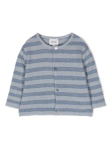 Knot cardigan Vinny Stripes en maille - Bleu