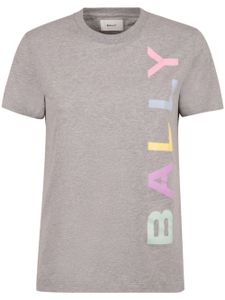 Bally t-shirt à logo imprimé - Gris