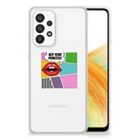 Samsung Galaxy A33 5G | Sillicone Back Cover | Popart Princess
