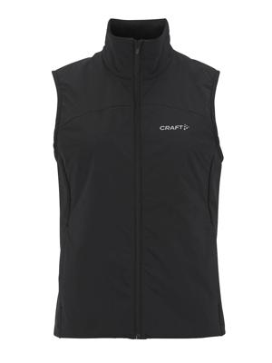 Craft ADV Essence 2 warm hardloopvest mouwloos zwart dames