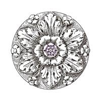 Merkloos Prima marketing • décor transfers medallion 18x18"