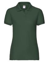 Fruit Of The Loom F517 Ladies´ 65/35 Polo - Bottle Green - XS - thumbnail