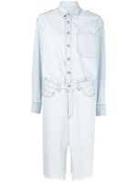 Stella McCartney robe-chemise en jean - Bleu