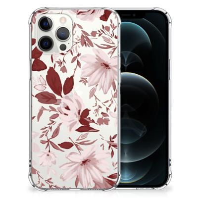 Back Cover iPhone 12 Pro Max Watercolor Flowers Back Cover iPhone 12 Pro Max Watercolor Flowers