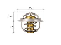 Thermostaat, koelvloeistof TX21282D - thumbnail