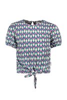 B.Nosy Meisjes t-shirt met knoop - Inspiring AOP - thumbnail