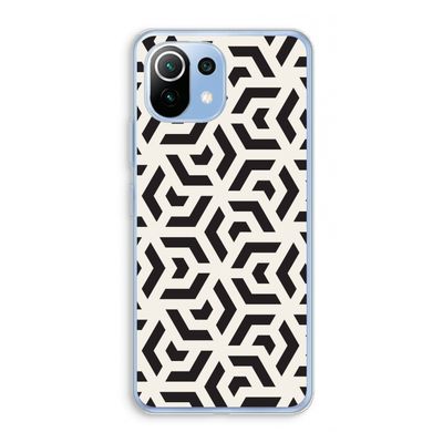 Crazy pattern: Xiaomi Mi 11 Lite Transparant Hoesje