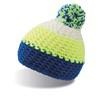 Atlantis AT732 Everest Beanie - Royal/Yellow-Fluo/White - One Size