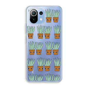 Sansevieria: Xiaomi Mi 11 Lite Transparant Hoesje