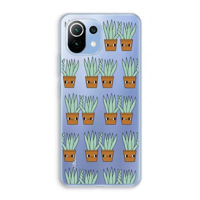 Sansevieria: Xiaomi Mi 11 Lite Transparant Hoesje