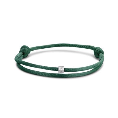 Cube Bracelet 1 Cube met vier verschillende graveringen Men