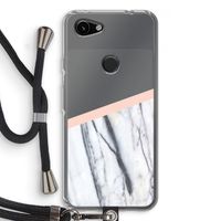 A touch of peach: Pixel 3a Transparant Hoesje met koord