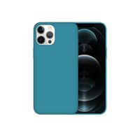 iPhone 12 hoesje - Backcover - TPU - Zeeblauw