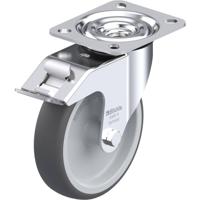 Blickle L-PATH 125G-FI Zwenkwiel met rem Wieldiameter: 125 mm Draagvermogen (max.): 250 kg 1 stuk(s)