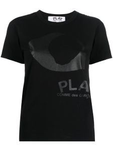 Comme Des Garçons Play t-shirt imprimé - Noir