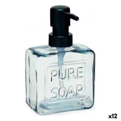 Zeepdispenser Berilo Pure Soap Zwart Kristal Plastic 250 ml 9 x 15 x 5 cm (12 Stuks)