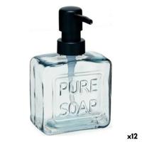 Zeepdispenser Berilo Pure Soap Zwart Kristal Plastic 250 ml 9 x 15 x 5 cm (12 Stuks)