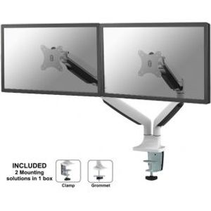 Neomounts NM-D750DWHITE voor 2 schermen
