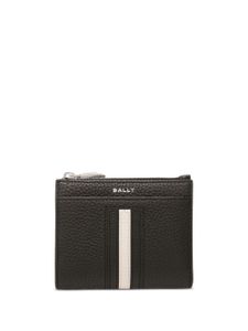 Bally portefeuille en cuir à logo imprimé - Noir